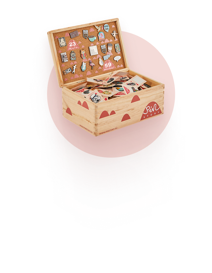 Unikalne i kolorowe przypinki