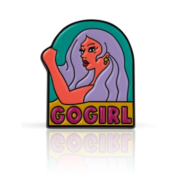 Pin "GO GIRL"