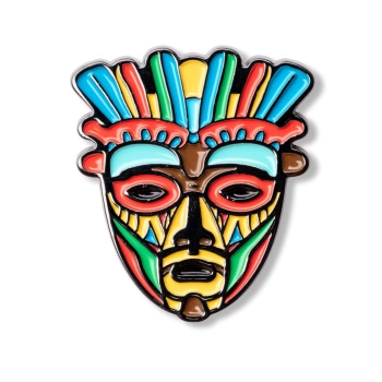 Pin kolorowa maska 02