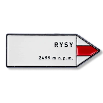 Pin strzałka Rysy