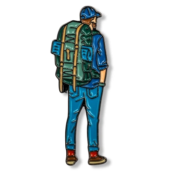 Pin chłopak z plecakiem