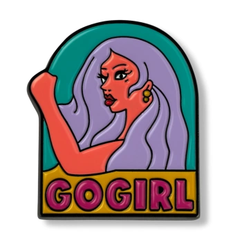 Pin "GO GIRL"