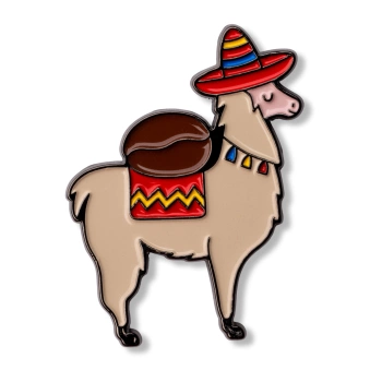 Pin perówiańska alpaka