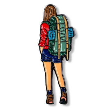 Pin dziewczyna z plecakiem