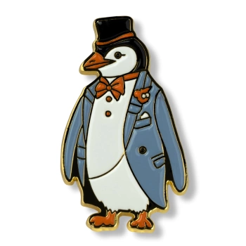 Pin z pingwinem