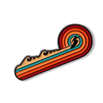 Pin retro fala