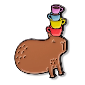 Pin kapibara kawosz